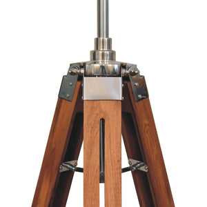 Wooden Tripod Floor Lamp