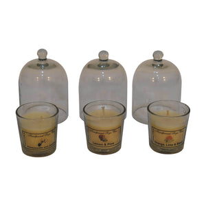 IN3267 - Round Candle Set of 3 (Orange, Lime & Basil, Honeysuckle & Jasmine, Lemon & Pine)