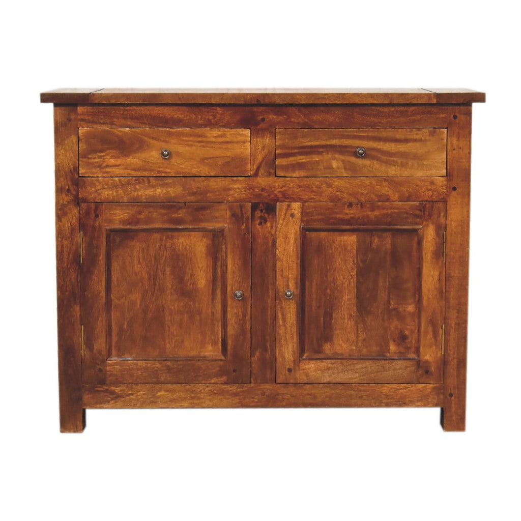 IN3303 - Chestnut Small Sideboard with 2 Drawers