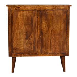 IN3304 - Chestnut Solid Wood Nordic Style Cabinet