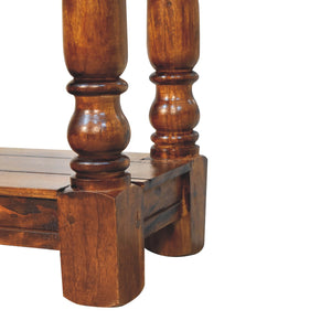 IN3305 - Chestnut 4 Drawer Console Table