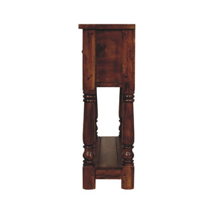 IN3305 - Chestnut 4 Drawer Console Table