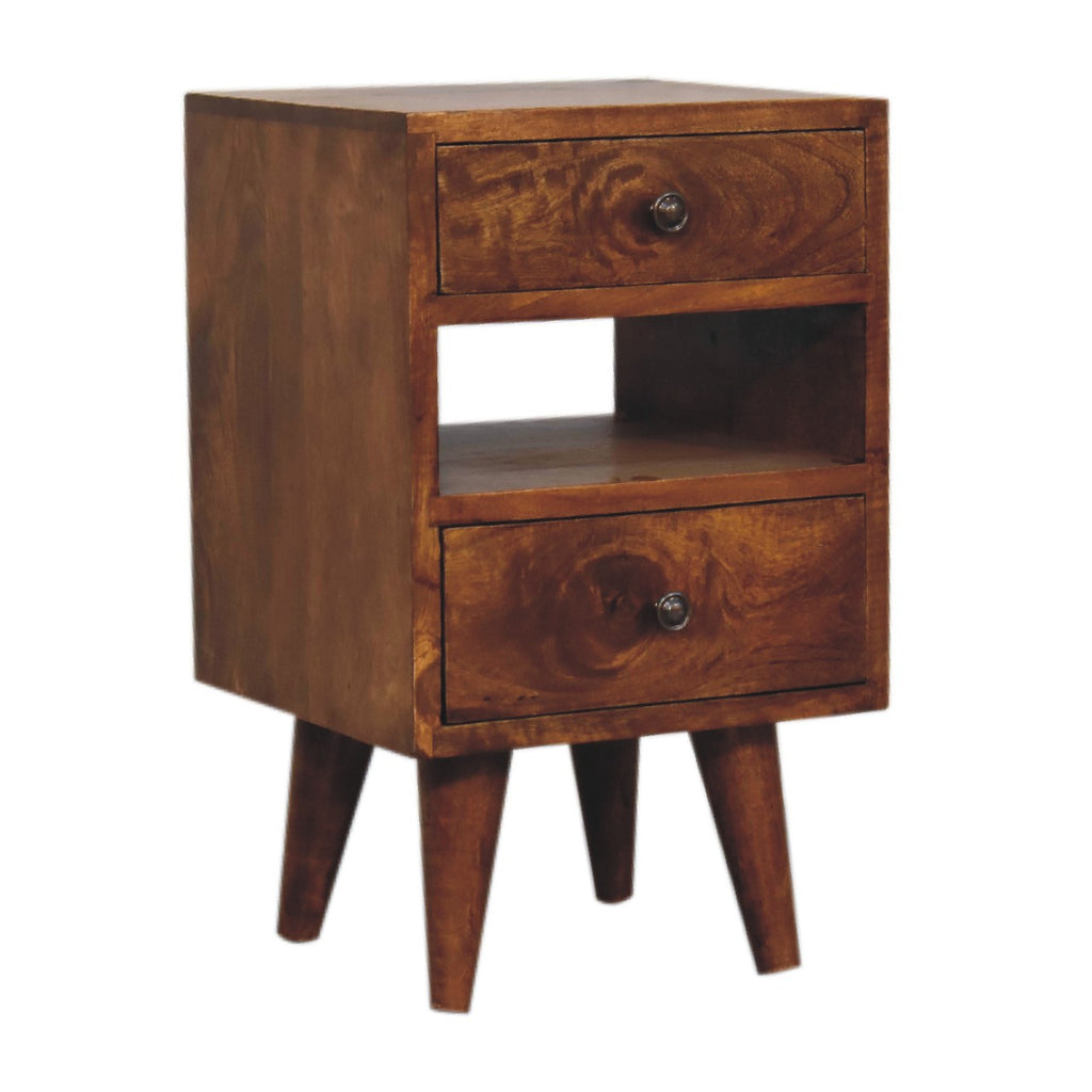 IN3309 - Mini Classic Multi Chestnut Bedside