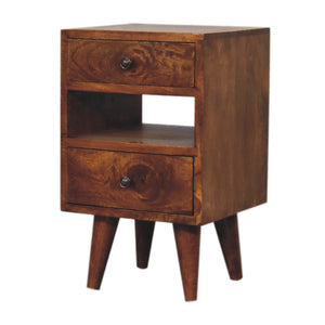 IN3309 - Mini Classic Multi Chestnut Bedside