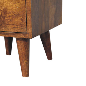 IN3309 - Mini Classic Multi Chestnut Bedside