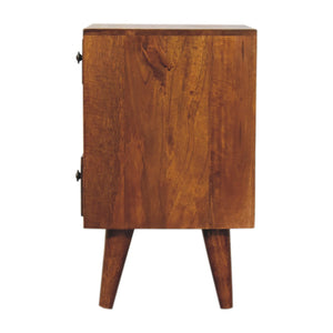 IN3309 - Mini Classic Multi Chestnut Bedside