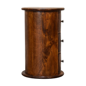 IN3310 - Mini Chestnut Drum Chest