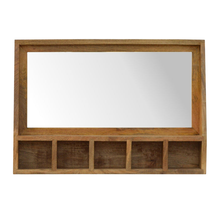 5 Slot Wall Mounted Mirror