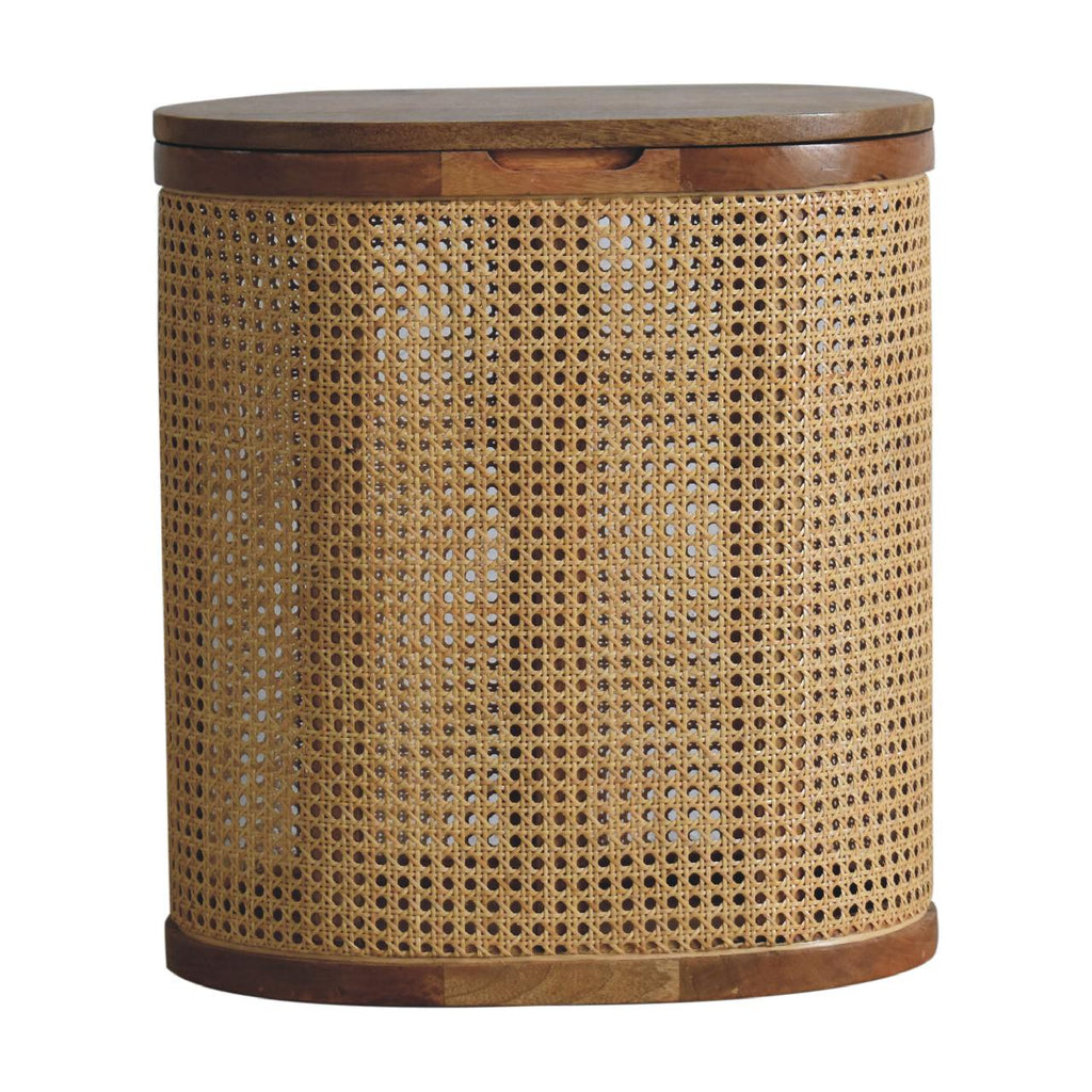 IN3461 - Rattan Lid-up Storage Stool