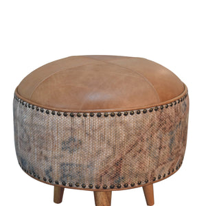 Haven Durrie Round Footstool