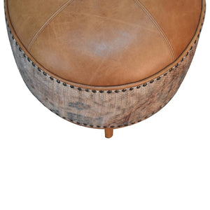 Haven Durrie Round Footstool