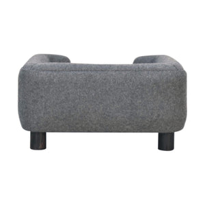 Mini Battleship Tweed Pet Sofa Bed