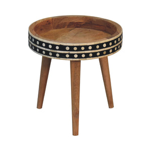 Mini Pattern Nordic End Table