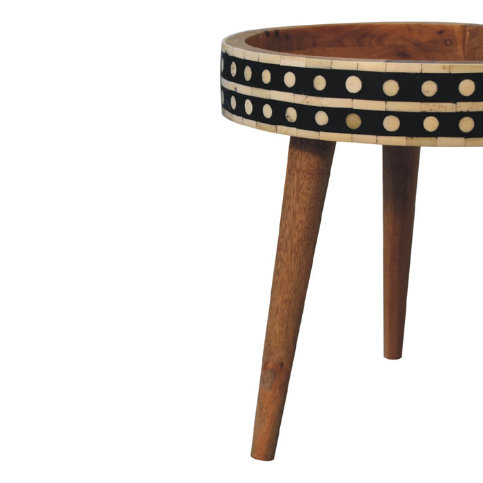 Mini Pattern Nordic End Table