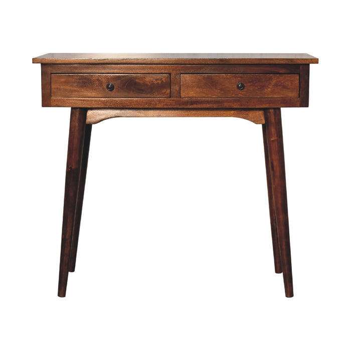 Chestnut Hallway 2 Drawer Console Table