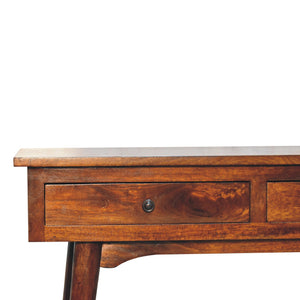 Chestnut Hallway 2 Drawer Console Table