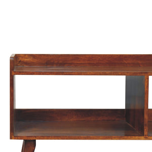 Open-top Chestnut Media Unit