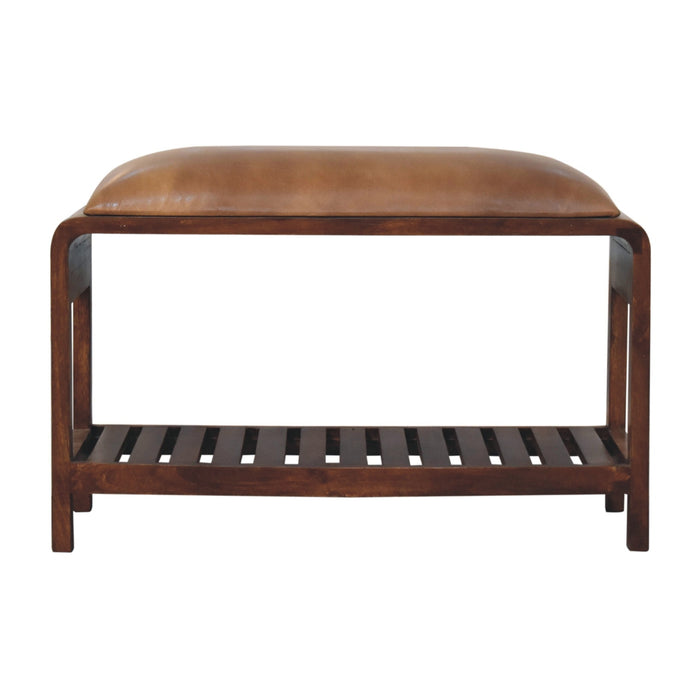 Buffalo Slatted Square Bench