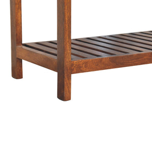 Buffalo Slatted Square Bench