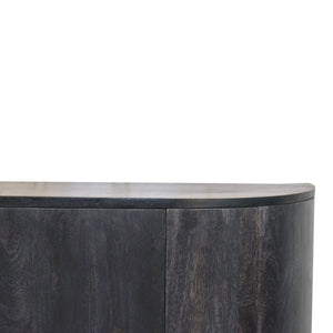 Ash Black T-Bar Quad Cabinet