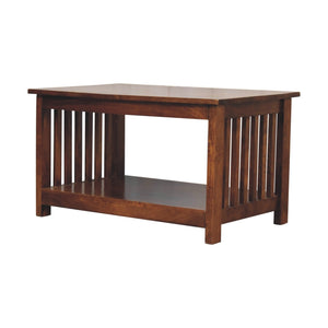 Slatted Chestnut Coffee Table