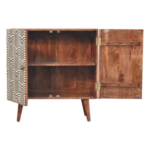 Honey Caramel Edessa Bone Inlay Cabinet