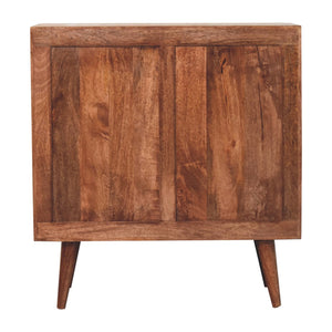 Honey Caramel Edessa Bone Inlay Cabinet