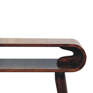 California Walnut Amaya Console Table