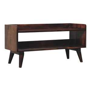 California Walnut Nordic Storage Bench