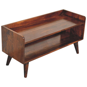 California Walnut Nordic Storage Bench