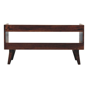 California Walnut Nordic Storage Bench