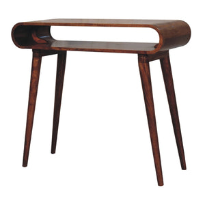 Amaya Honey Caramel Nordic Style Console Table