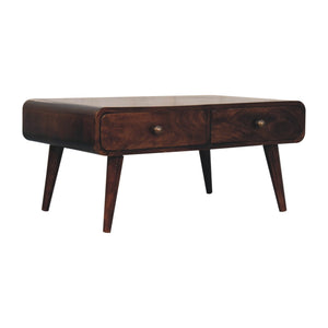 California Walnut Sonata Coffee Table