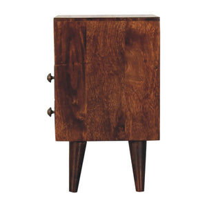 Mini Classic California Walnut Bedside