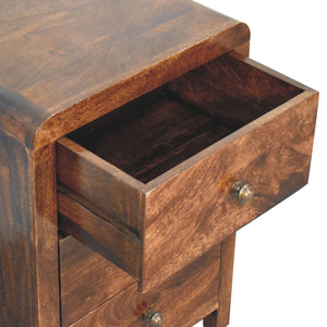 California Walnut Naya Bedside