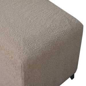 Bliss Cream Bouclé Ottoman