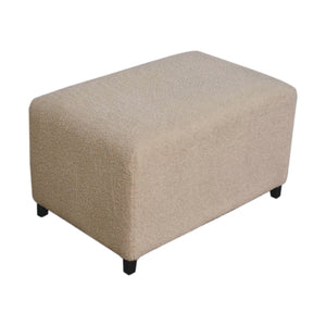 Bliss Cream Bouclé Ottoman