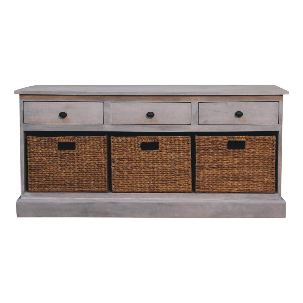 Acid Wash Basket Storage Cabinet