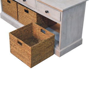 Acid Wash Basket Storage Cabinet