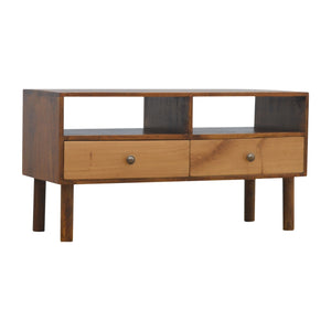 Oak Front Media Unit