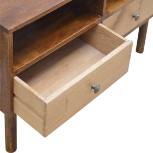 Oak Front Media Unit