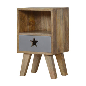 Small Star Painted Bedside