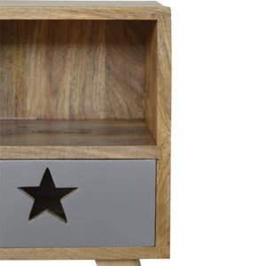 Small Star Painted Bedside