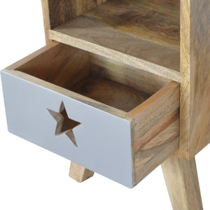 Small Star Painted Bedside