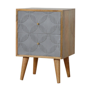 Milan Grey Bedside