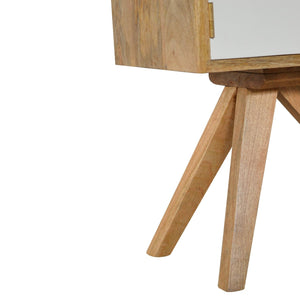 Solid Wood Tripod Bedside