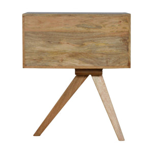 Solid Wood Tripod Bedside