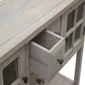 Stone Wash Glazed Console