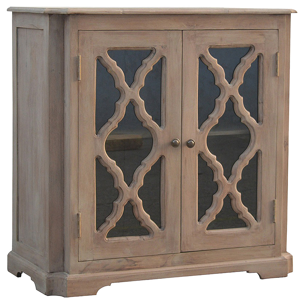 Sideboard with 2 Hand Carved Glazed Doors