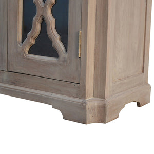 Sideboard with 2 Hand Carved Glazed Doors